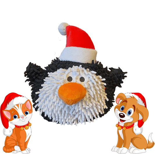 Christmas Penguin Moppy Balls