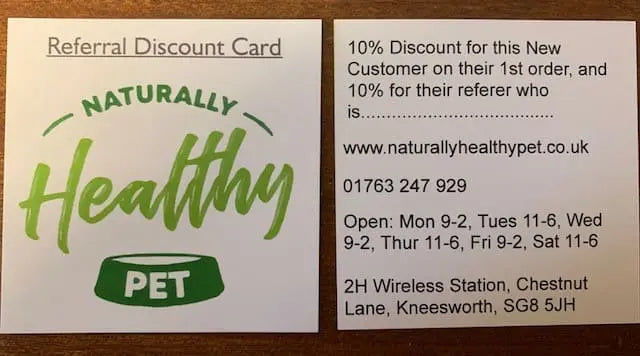 Referral Business Card