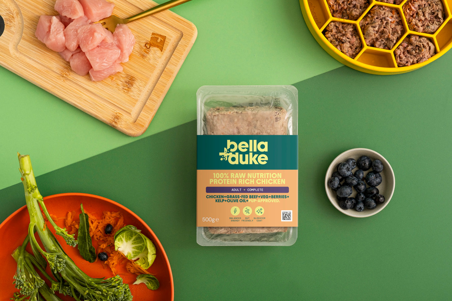 Bella and Duke Complete Raw Food
