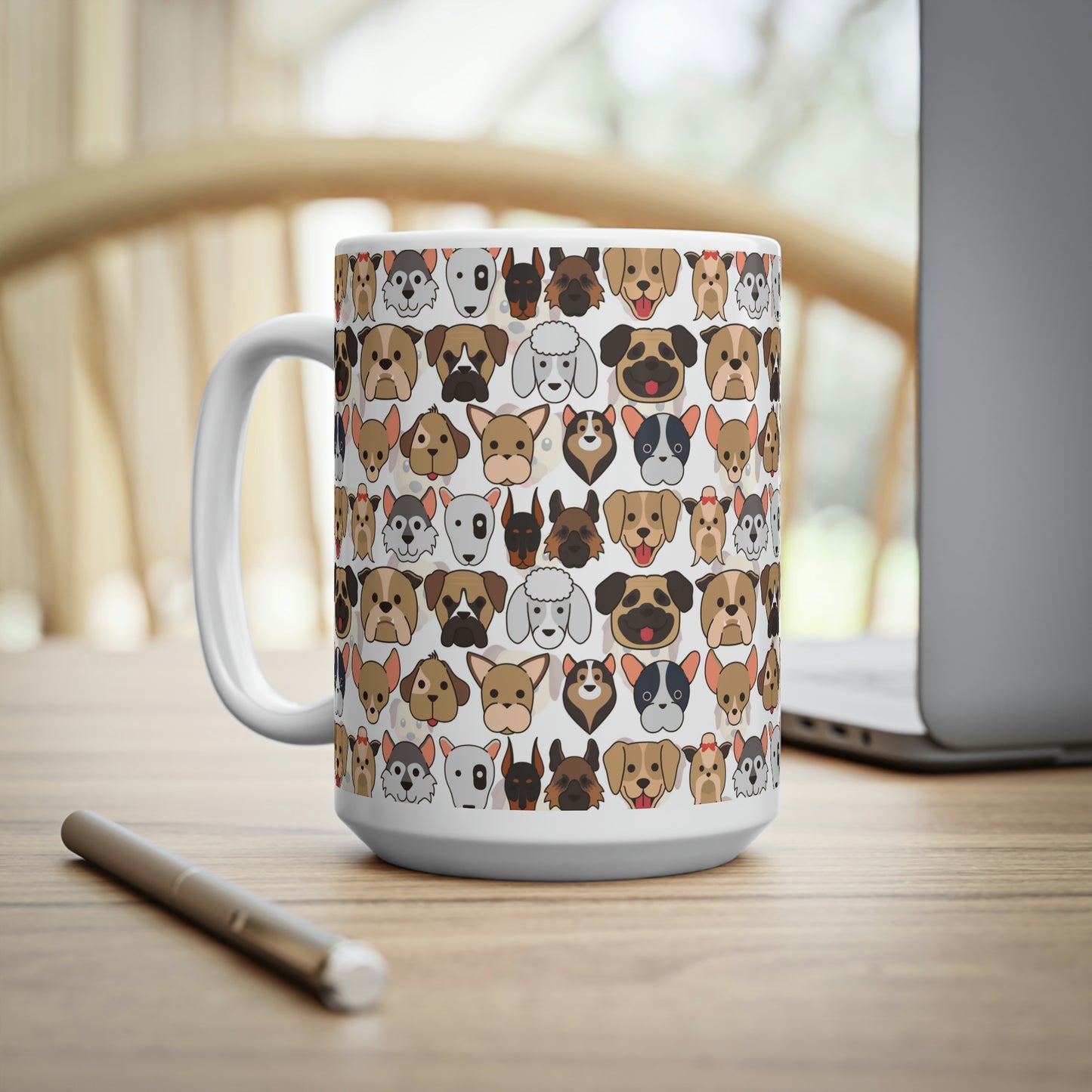 Ceramic Dog Cups