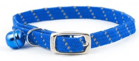 Reflective Cat Collar with Blue Bell