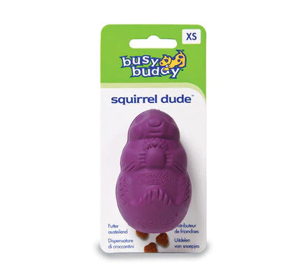 Squirrel Dude Dog Treat Toy Naturally Healthy Pet